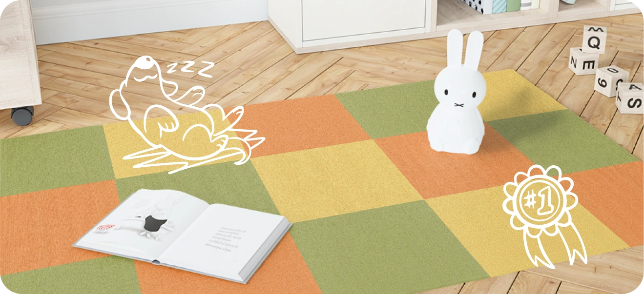 tile carpet collection by Honpo